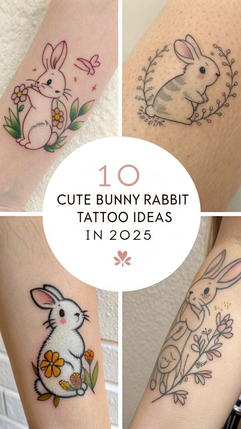 10 Cute Bunny Rabbit Tattoo Ideas In 2025 for Spring and Whimsy