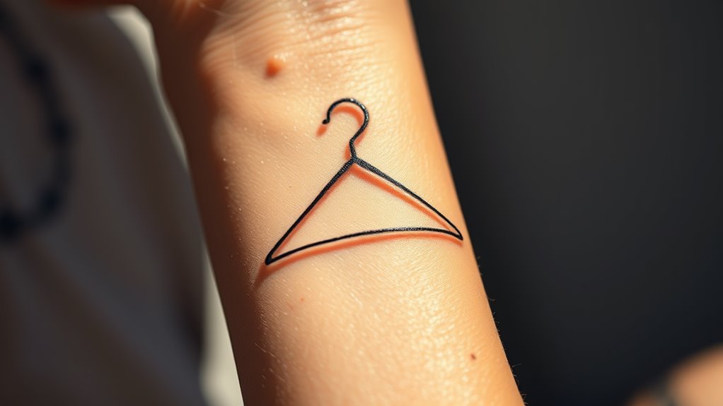 coat hanger tattoo symbolism