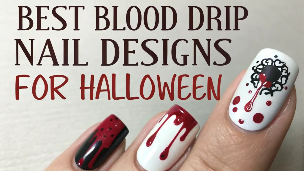 Blood Drip Nail